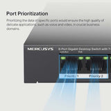 MS108GP Mercusys 8-Port Gigabit Desktop Switch with 7-Port PoE+