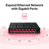 MS108G Mercusys 8-Port 10/100/1,000 Mbps Desktop Switch