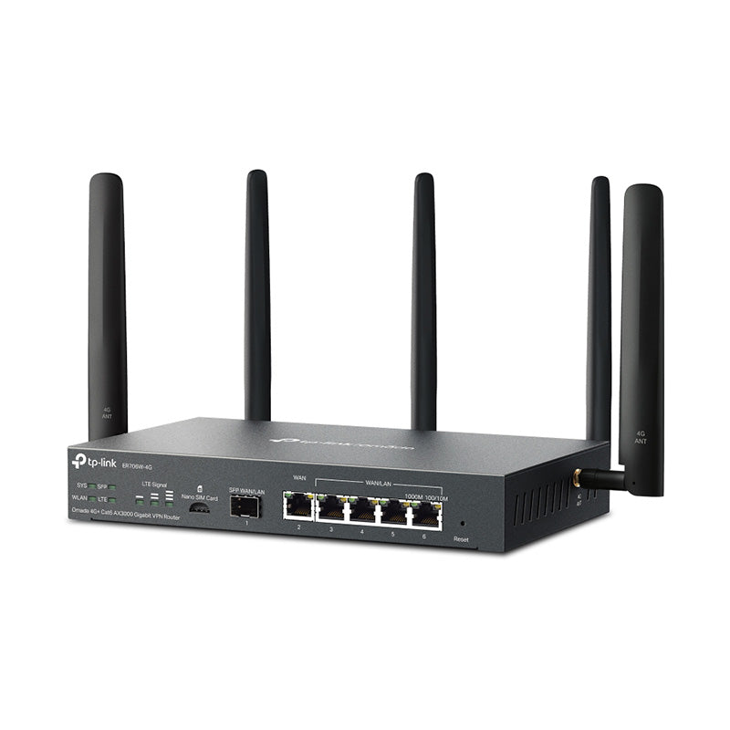 TL-ER706W-4G V2 TP-Link Omada 4G+ Cat6 AX3000 Gigabit VPN Router
