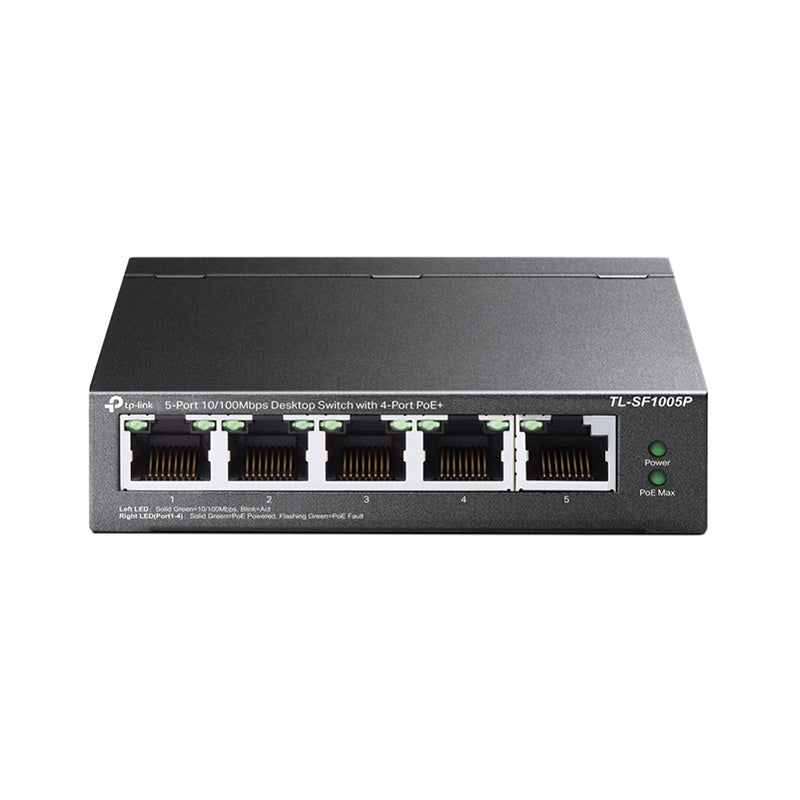 TL-SF1005P TP-Link 5-Port 10/100Mbps Desktop Switch with 4-Port PoE