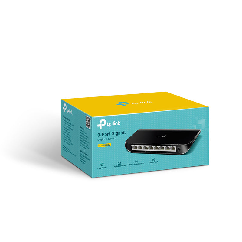 TL-SG1008D TP-Link 8-Port Gigabit Desktop Switch