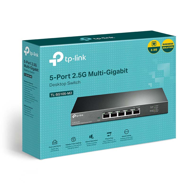 TL-SG105-M2 TP-Link 5-Port 2.5G Desktop Switch