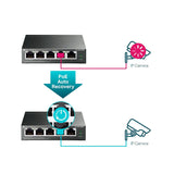 TL-SG105PE TP-Link 5-Port Gigabit Easy Smart Switch with 4-Port PoE+