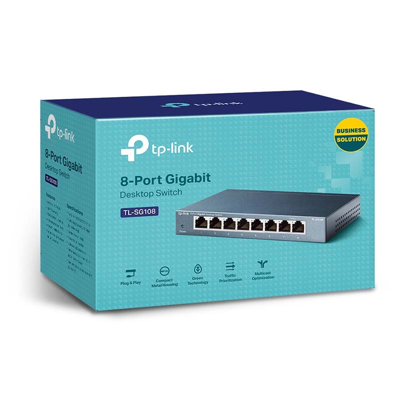 TL-SG108 TP-Link 8-Port 10/100/1000Mbps Desktop Switch