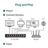 TL-SG108 TP-Link 8-Port 10/100/1000Mbps Desktop Switch