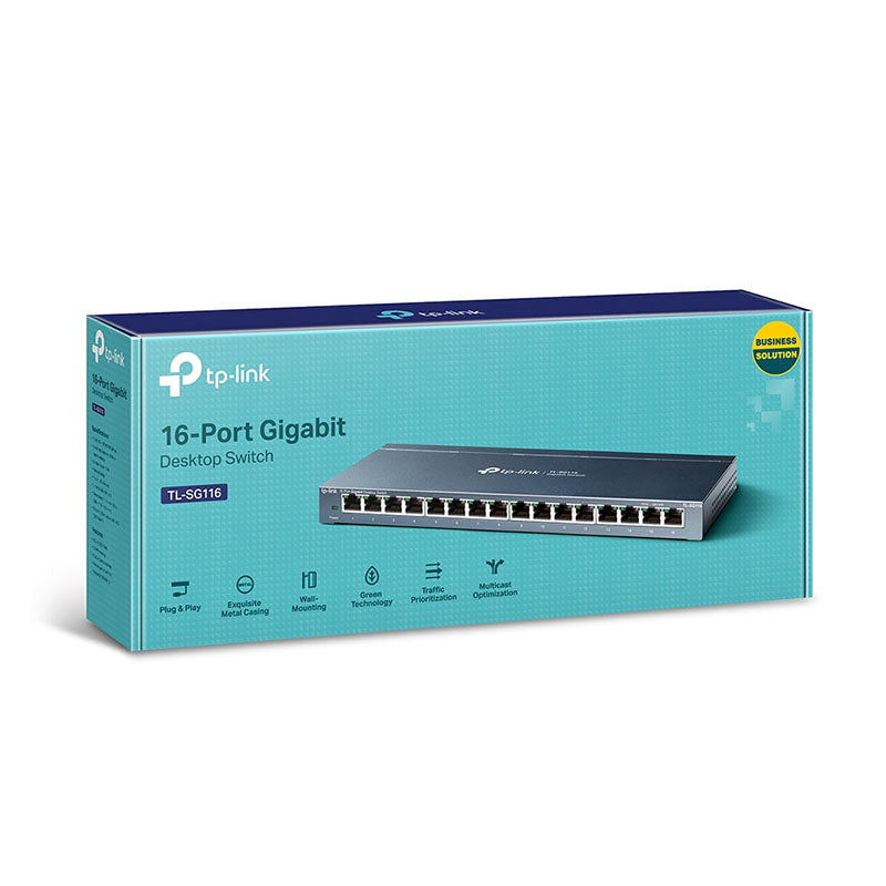TL-SG116 TP-Link 16-Port Gigabit Desktop Switch