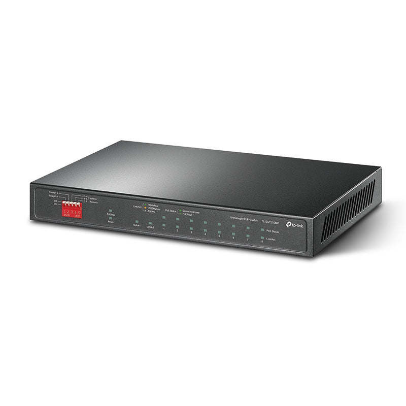 TL-SG1210MP TP-Link 10-Port Gigabit Desktop Switch with 8-Port PoE+