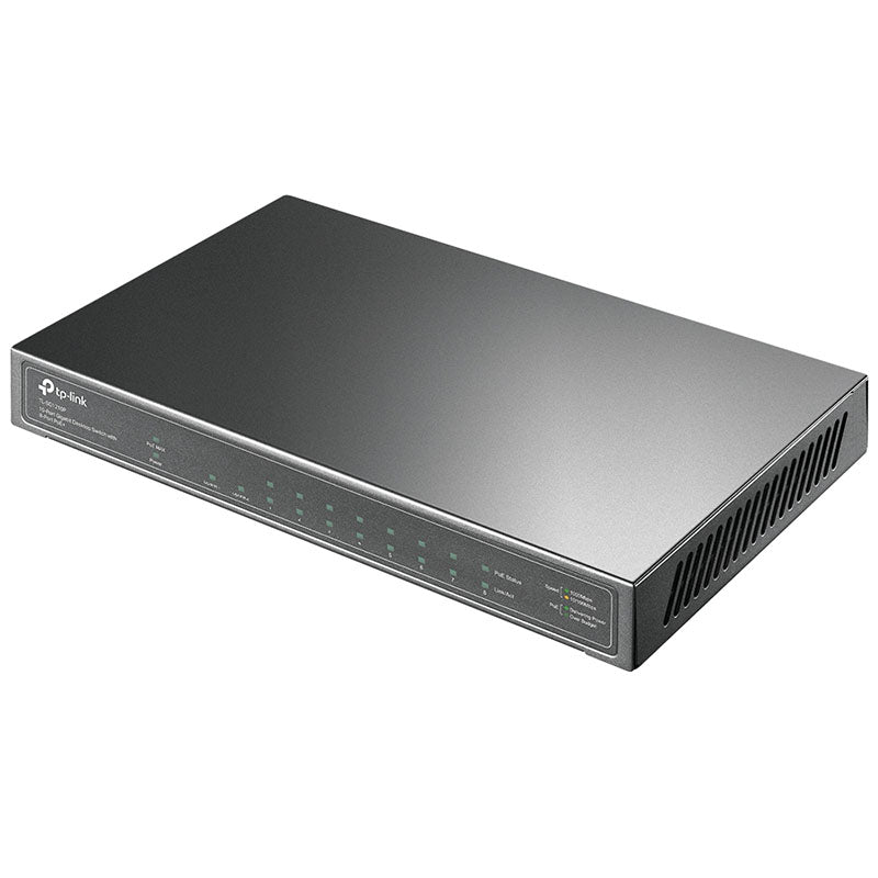 TL-SG1210P TP-Link 10-Port Gigabit Desktop Switch with 8-Port PoE+