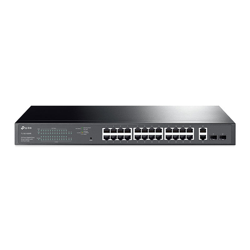 TL-SG1428PE TP-Link 28-Port Gigabit Easy Smart Switch with 24-Port PoE+