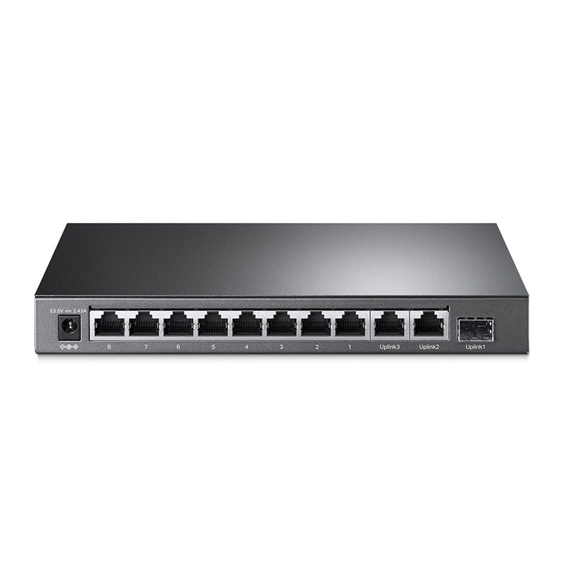 TL-SL1311MP TP-Link 8-Port 10/100Mbps + 3-Port Gigabit Desktop Switch with 8-Port PoE+