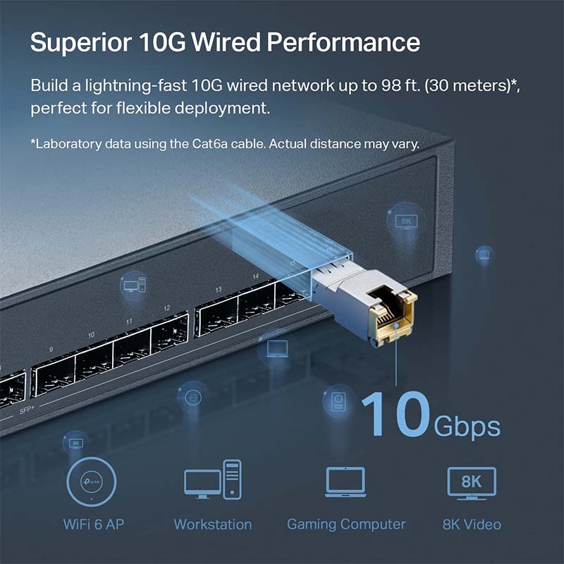 TL-SM5310-T TP-Link 10G BASE-T RJ45 SFP+ Module