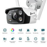 VIGI C340-W TP-Link VIGI 4MP Outdoor Full-Colour Wi-Fi Bullet Network Camera