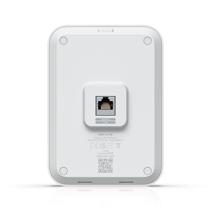 U7-IW – Ubiquiti UniFi U7 In‑Wall WiFi 7 Access Point (No PoE Injector)