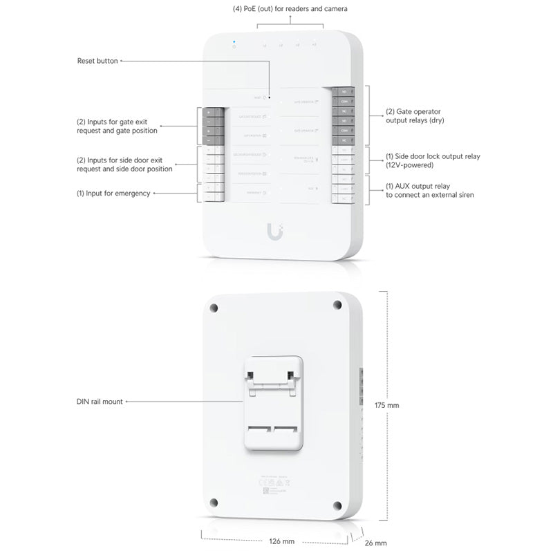 UA-G3-SK-Gate Ubiquiti UniFi G3 Gate Access Starter Kit
