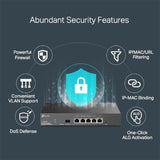 TL-ER7206 TP-Link SafeStream Gigabit Multi-WAN VPN Router
