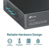 TL-SL1218P TP-Link 16-Port 10/100Mbps + 2-Port Gigabit Rackmount Switch with 16-Port PoE+