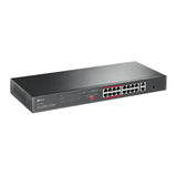 TL-SL1218P TP-Link 16-Port 10/100Mbps + 2-Port Gigabit Rackmount Switch with 16-Port PoE+