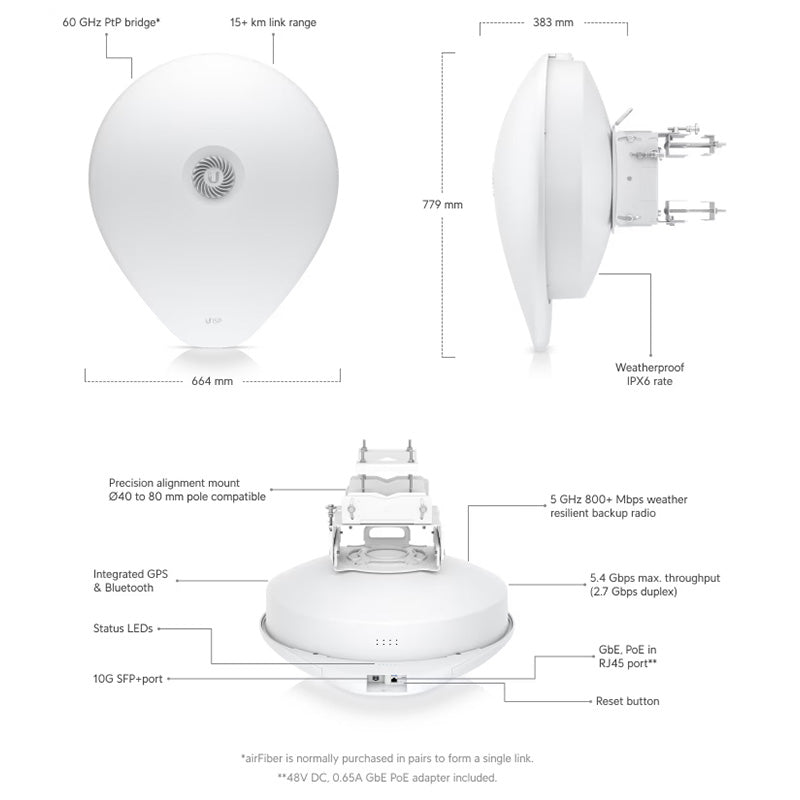 AF60-XR Ubiquiti airFiber 60 XR