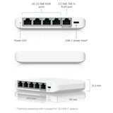 USW-Flex-2.5G-5 Ubiquiti UniFi Switch Flex Mini 5 Port, 2.5GbE Switch