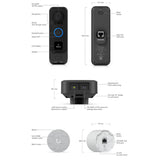 UVC-G4-Doorbell-Pro-PoE-Kit Ubiquiti UniFi G4 Doorbell Professional PoE Kit (Black)